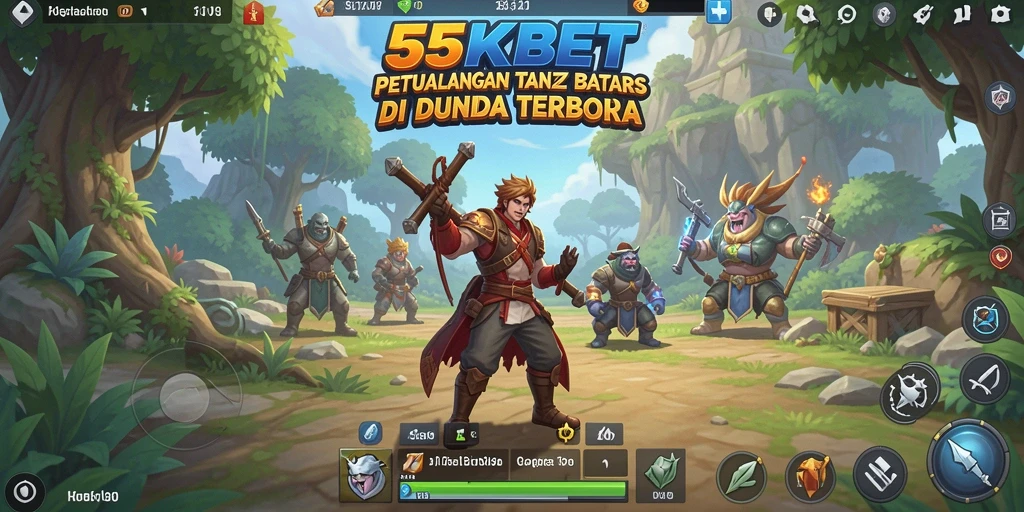 Tampilan menakjubkan dari gameplay Open World 55KBET.
