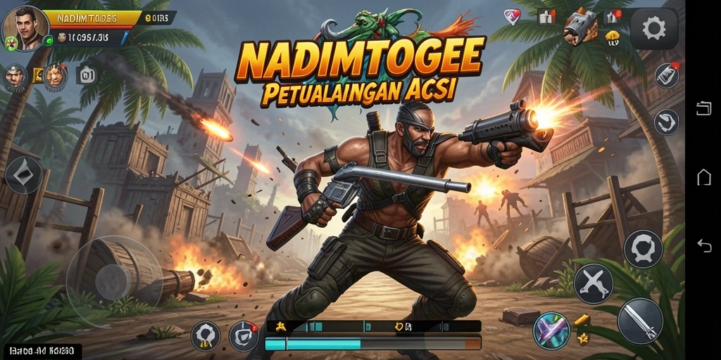 Screenshot gameplay NADIMTOGEL dengan aksi seru yang mendebarkan.